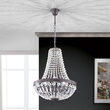 Lustra clasica semicristale 3xE27/60W, Arila HL 6-1497/3 Antik/Kristall Orion